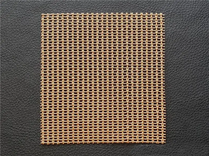 Glass laminated Phosphorus copper metal mesh